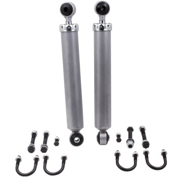 Dual Steering Stabilizer Shocks compatible for Ford F250 F350 compatible for Super Duty 2005-2017 4x4