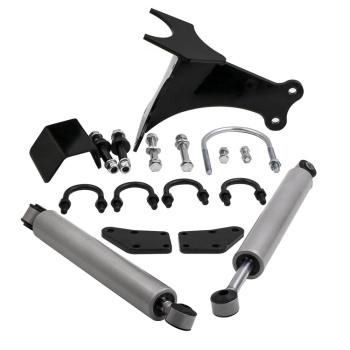 Amortiguadores estabilizadores de dirección dobles compatible para Ford F250 F350 compatible para Super Duty 2005-2017 4x4