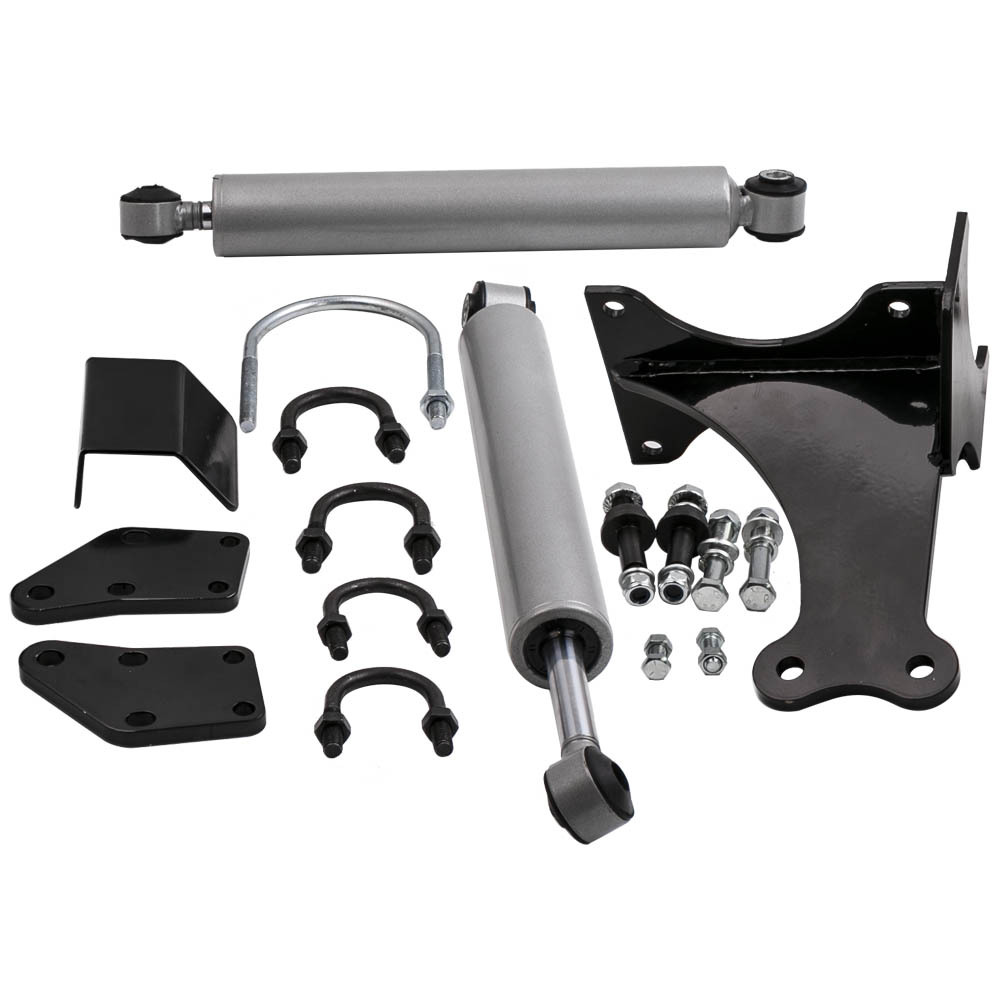 Amortiguadores estabilizadores de dirección dobles compatible para Ford F250 F350 compatible para Super Duty 2005-2017 4x4