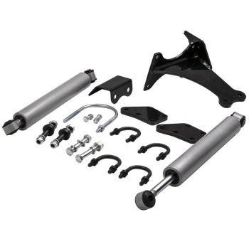Amortiguadores estabilizadores de dirección dobles compatible para Ford F250 F350 compatible para Super Duty 2005-2017 4x4
