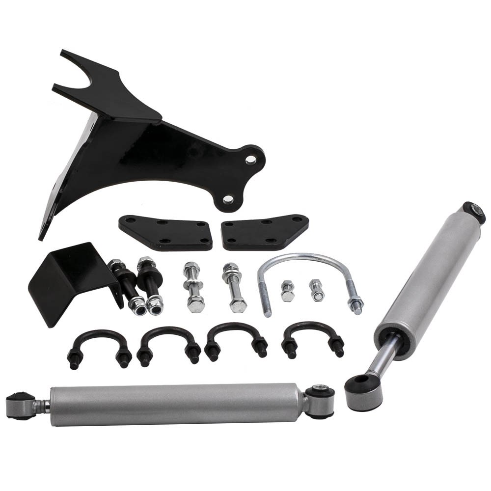 Amortiguadores estabilizadores de dirección dobles compatible para Ford F250 F350 compatible para Super Duty 2005-2017 4x4
