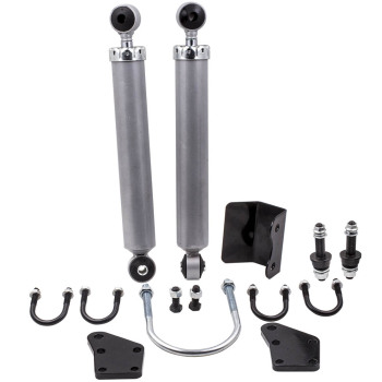 Compatible for Ford F250 F350 compatible for Super Duty Dual Steering Stabilizer 2005-2016 17 4WD