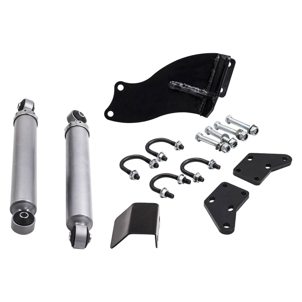 compatible for dodge ram 2500 3500 big bore 2014 15-18 dual steering stabilizer kit