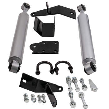 Compatible for Dodge Ram 2500 (03-13) / 3500 (03-12) Dual Steering Stabilizer Kit