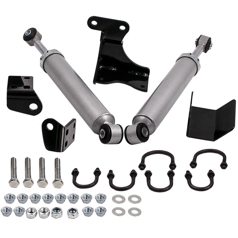 Dual Steering Stabilizer Cylinder compatibile per Jeep Wrangler Unlimited JK 4 Door 07-17