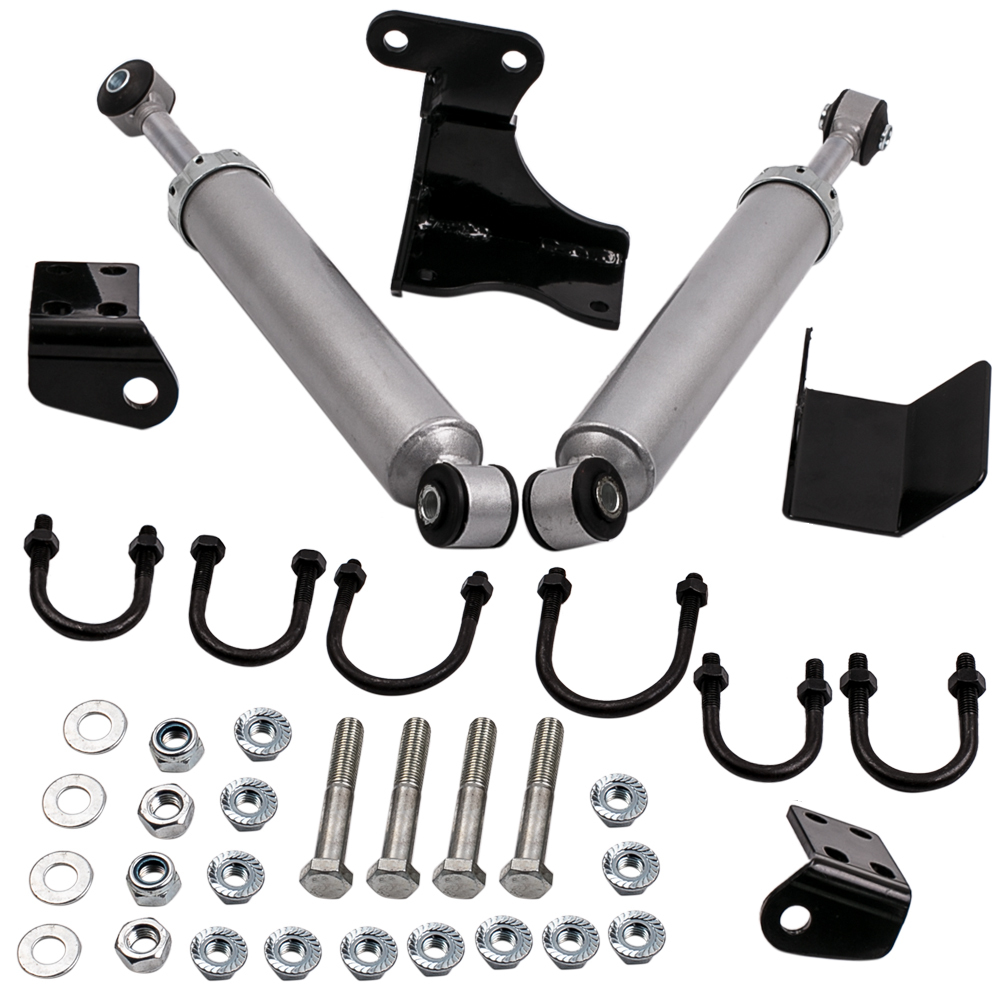Dual Steering Stabilizer Cylinder compatibile per Jeep Wrangler Unlimited JK 4 Door 07-17