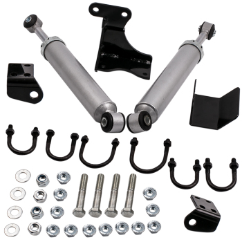 Dual Steering Stabilizer Cylinder compatibile per Jeep Wrangler Unlimited JK 4 Door 07-17