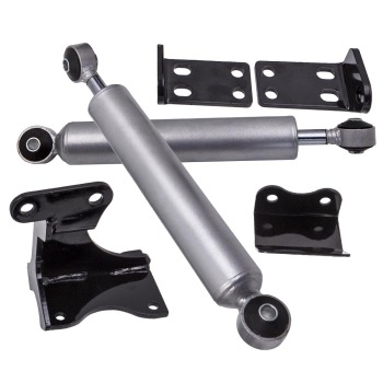 Compatible for Jeep Wrangler JK Sahara Dual Steering Stabilizer Damper Kit 2013 2014 15