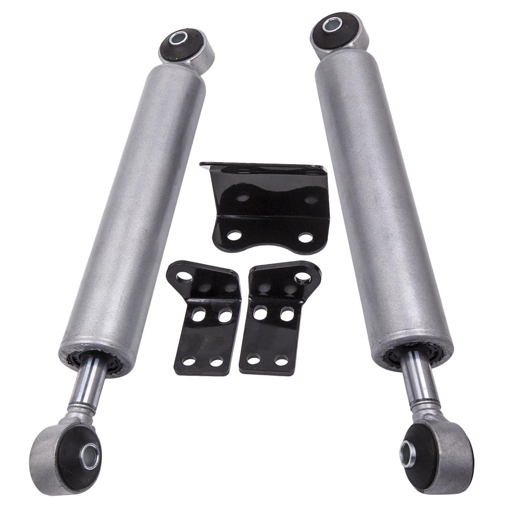 Compatible for Jeep Wrangler JK 2007 - 2017 Dual Steering Stabilizer Damper Kit