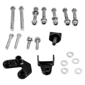 Steering Stabilizer/Damper Kit-Dual Steering Damper Compatible para Jeep Cherokee XJ 2WD 4WD 1984 - 2001