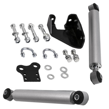 Compatibile per Jeep Wrangler YJ 1987-1995 Kit ammortizzatore stabilizzatore doppio sterzo 4Up Lift