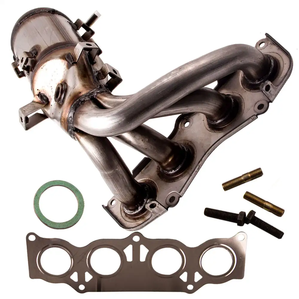 Exhaust Manifold W Catalytic Converter For 02 06 Compatible For Toyota Camry Solara 2 4l