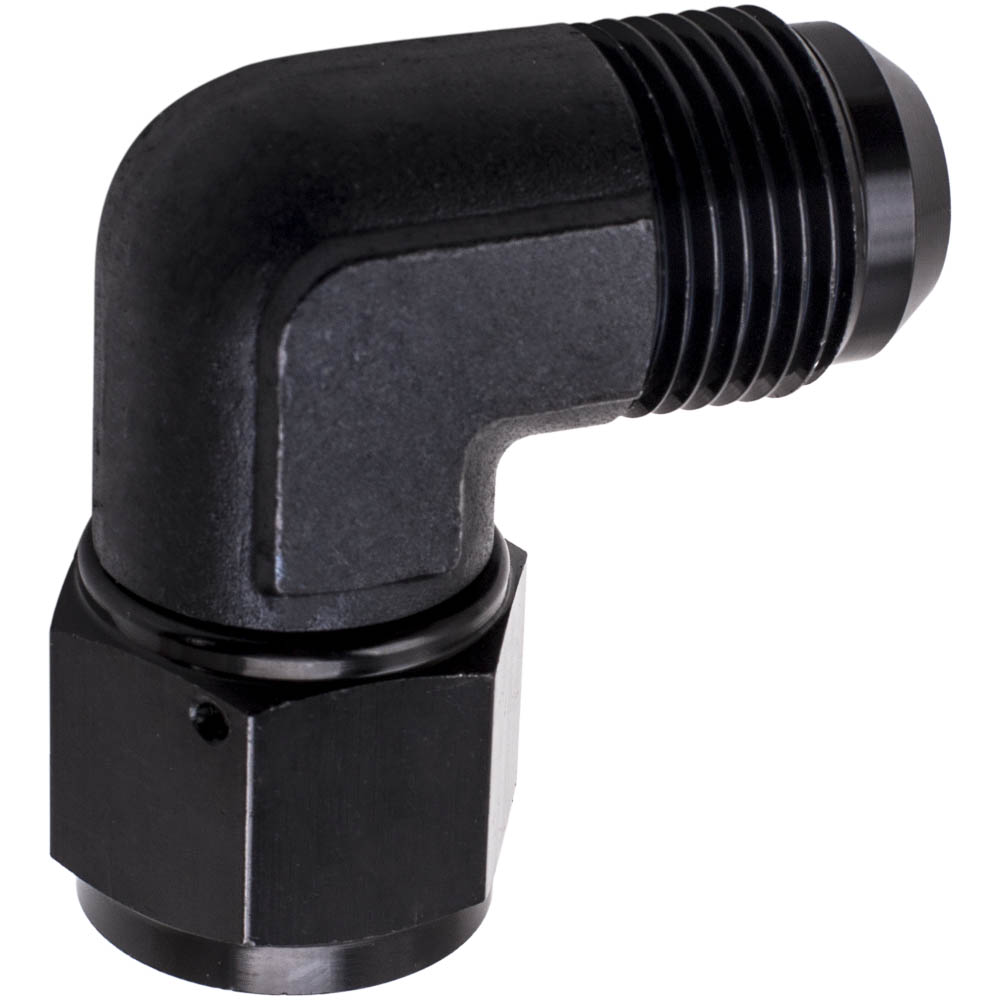 1x 12AN Aluminum Female/Male 90 Degree Fitting Adapter