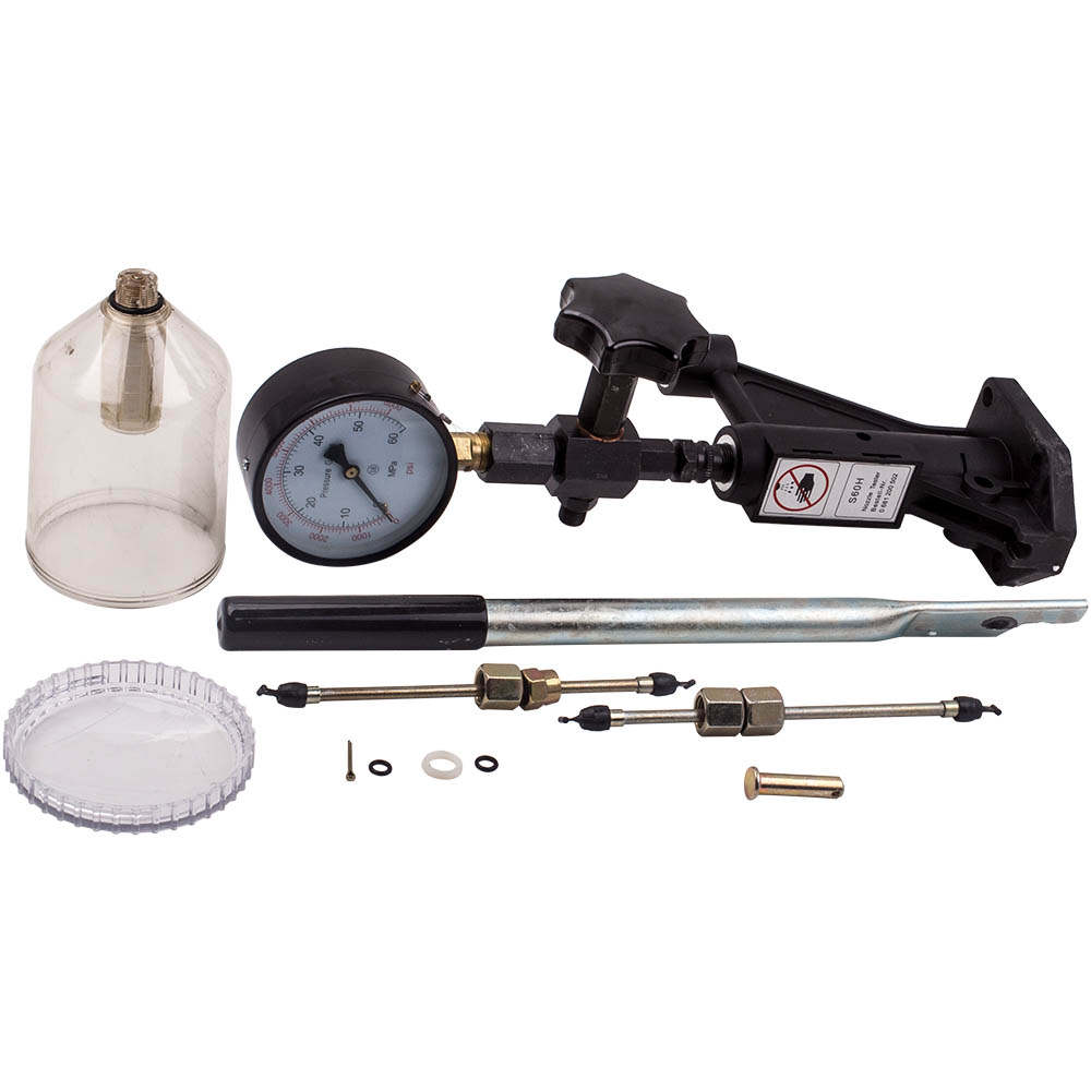 Diesel Injector Nozzle Tester per Pop Pressure 0-60Mpa Teste Dual Scale BAR
