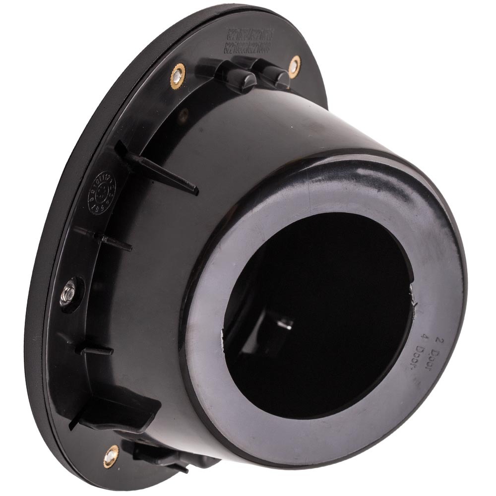 Compatible for Jeep JK compatible for Wrangler Gas Fuel Cap Door Tank Cover ABS Base Aluminum Cap Black 07