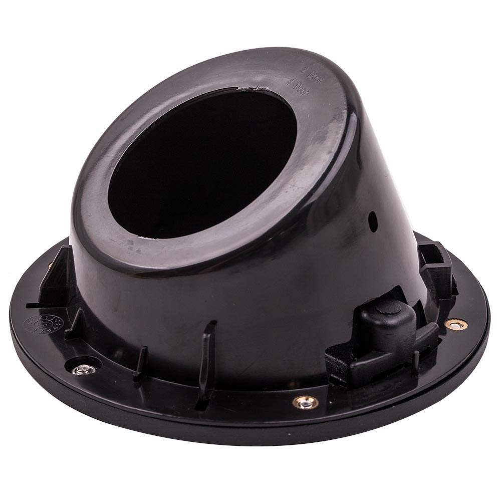 Compatible for Jeep Wrangler JK Unlimited Black Car Fuel Filler Door Cover Gas Tank Cap