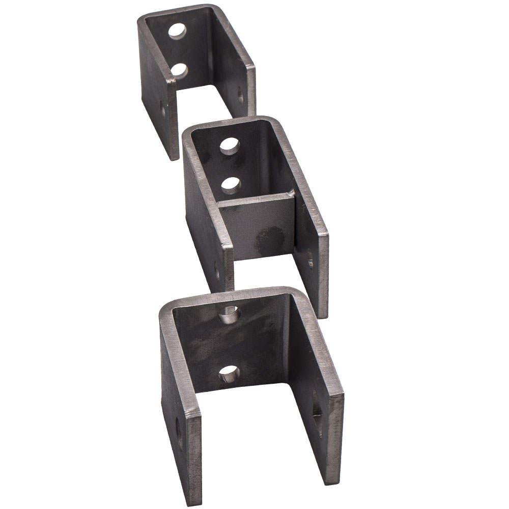 2" wide slipper spring hanger kit for tandem trailer axle with shackle