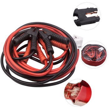 20 pies Cables Arranque Batería Descarga Bipolar Coche Camper 1200Amp Alicates