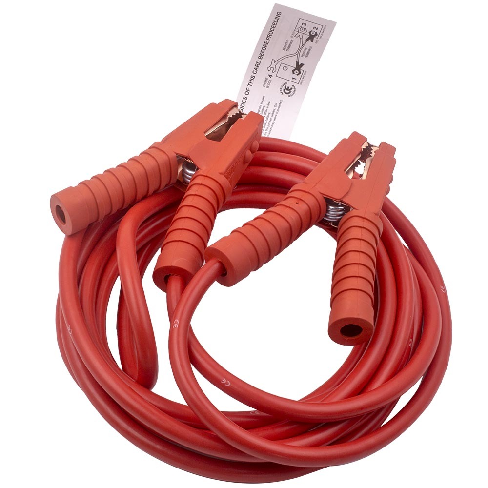 20 pies Cables Arranque Batería Descarga Bipolar Coche Camper 1200Amp Alicates