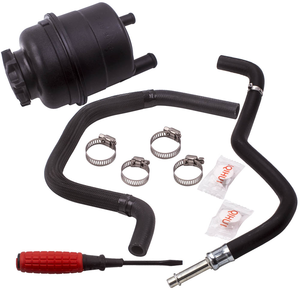 Power Steering Reservoir and Hose Kit compatible for BMW 5 7