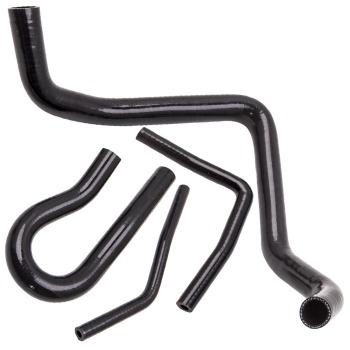 Compatible para Honda Civic D15 D16 Sohc 1992-2000 9 Pcs Silicone Radiator Heater Hose Kit