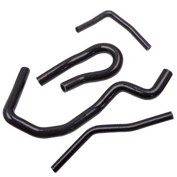 Compatible para Honda Civic D15 D16 Sohc 1992-2000 9 Pcs Silicone Radiator Heater Hose Kit