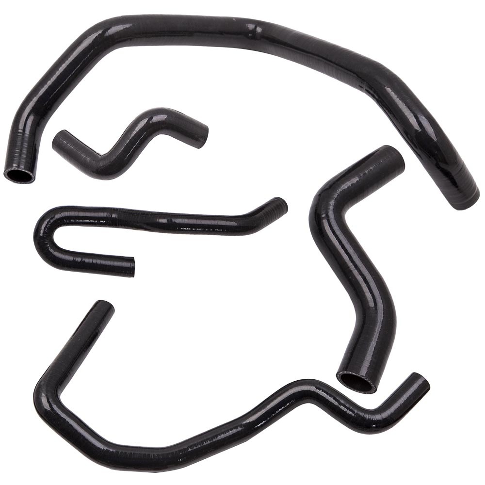 Compatible pour honda civic d15 d16 92-00 sohc eg / ek kit de durite de radiateur silicone noir neuf