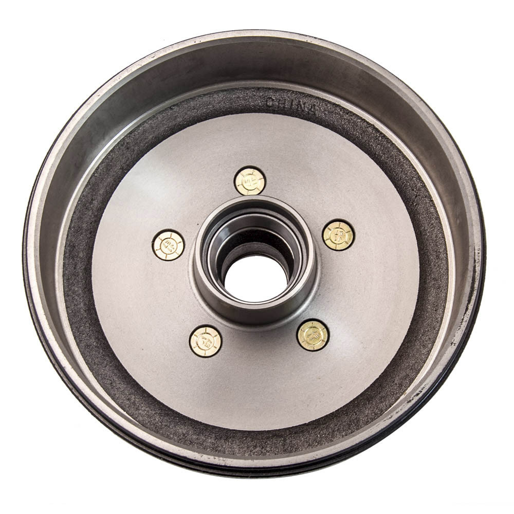 4 Trailer 10 x 2 1/4 Electric Brake 5 on 4.5 Hub Drums Bearing Kit For 3500 lbs