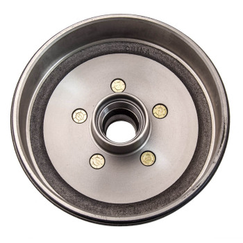 4 Trailer 10 x 2 1/4 Electric Brake 5 on 4.5 Hub Drums Bearing Kit For 3500 lbs