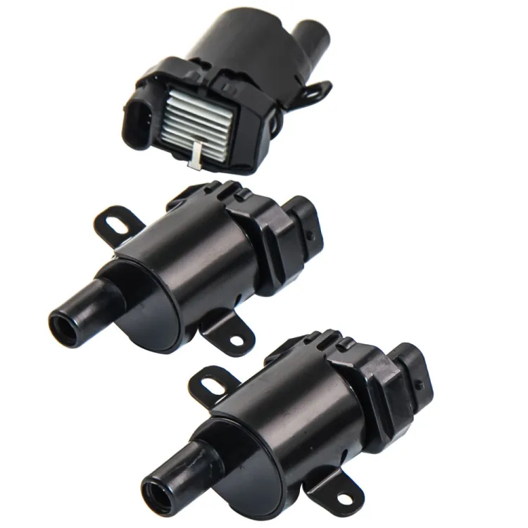 Round Ignition Coil Pack Copatible with V8 4.8 5.3 6.0 Chevy Silverado