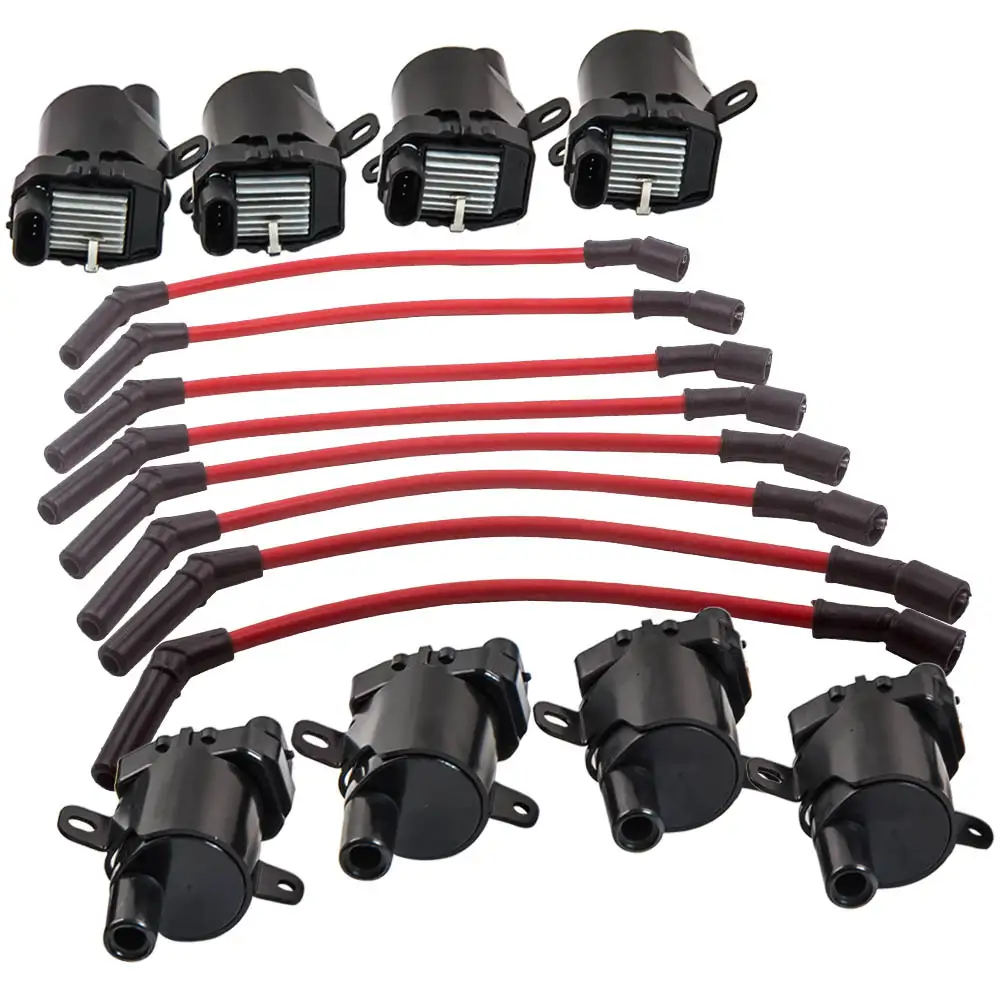 8x Spark Plug Wires for Chevy 4.8L 5.3L 1999 2000 2001 2002 2003 2004 2005 2006