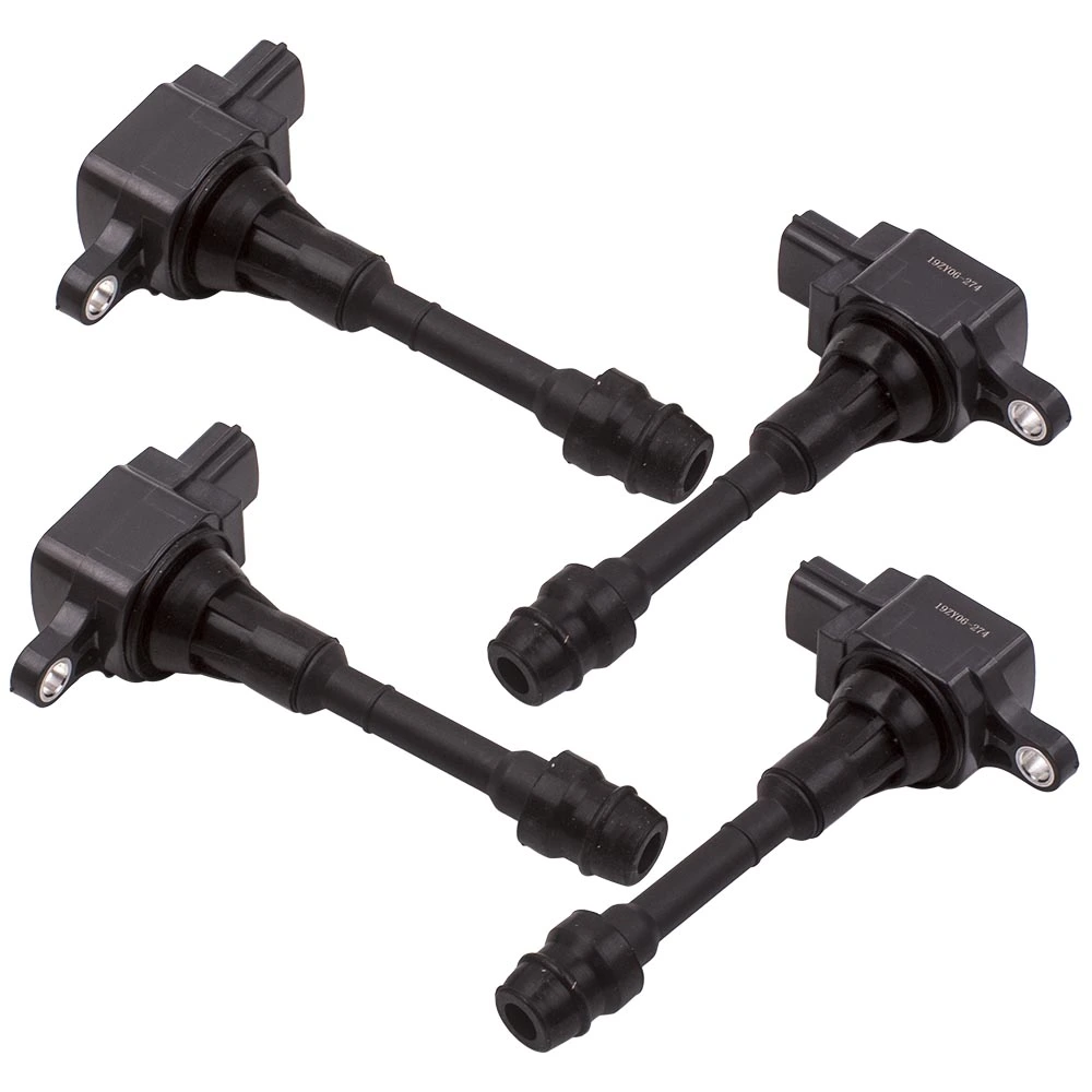 IGNITION COIL pack SET for NISSAN X-TRAIL T30 QR25DE 2.5L 4CYL 2001-2009 XTRAIL