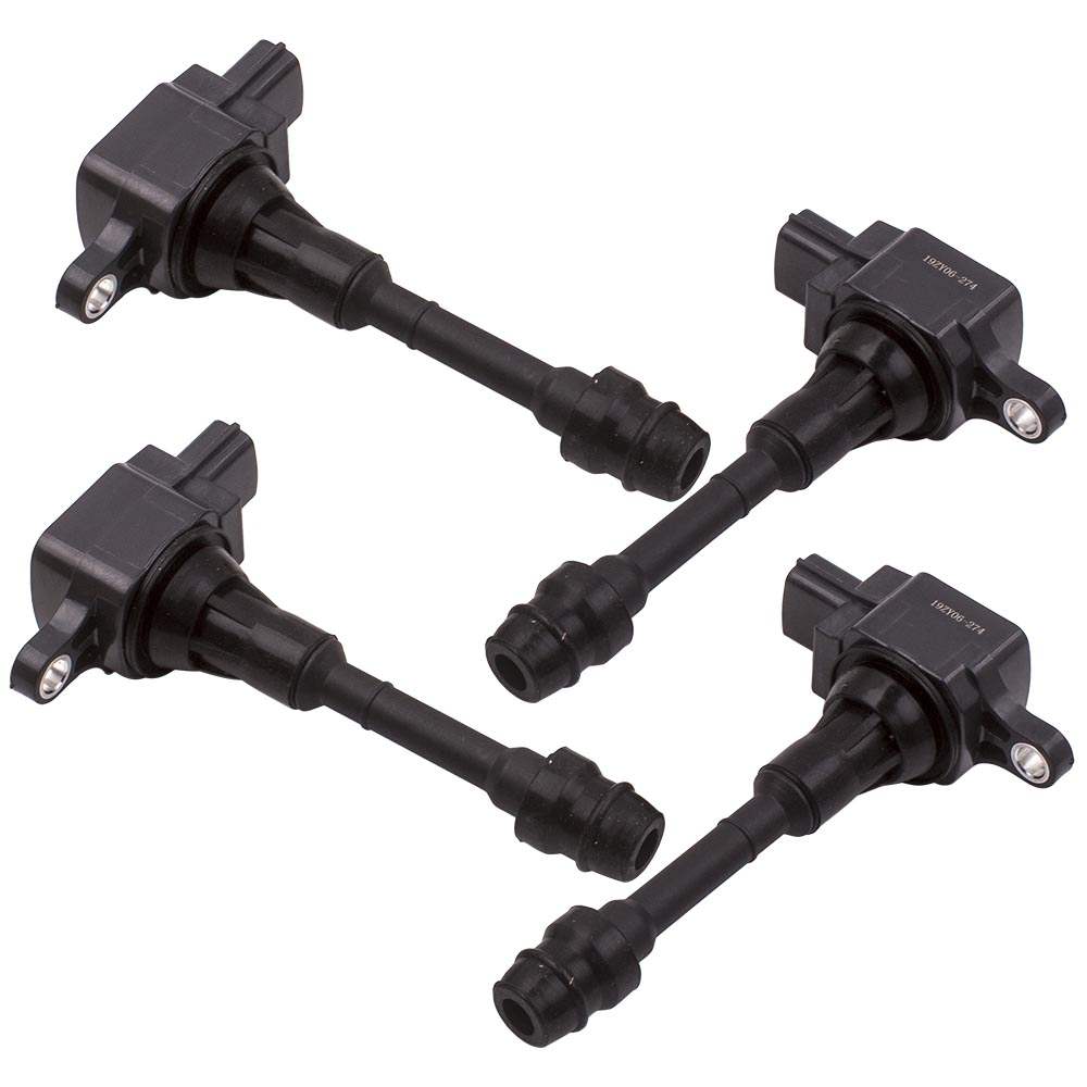 4x Ignition Coils Pack compatible for Nissan XTrail 0109 T30 T31 2.5L