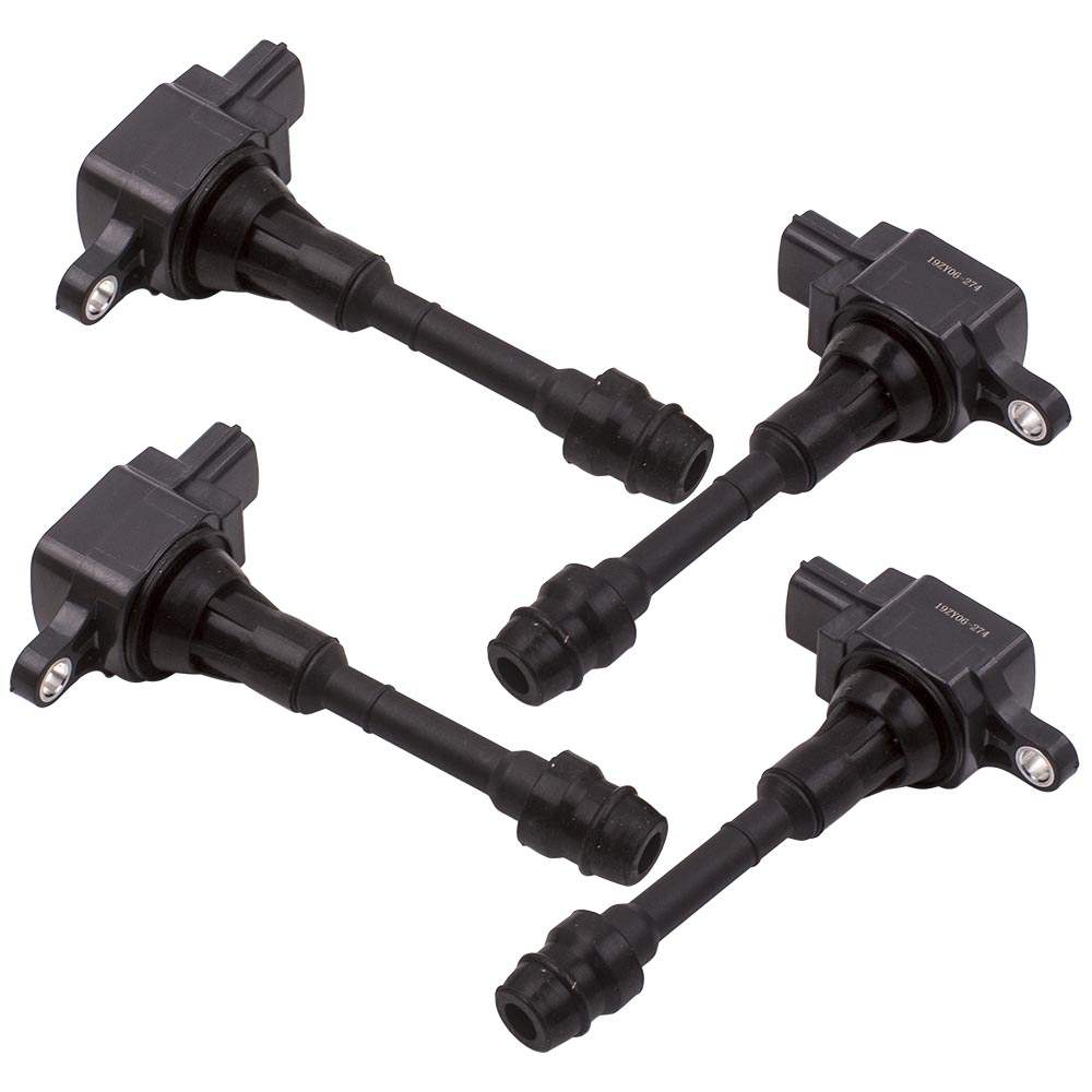 4 Ignition Coils compatible for Nissan Xtrail X-Trail T30 T31 2.5L QR25DE 22448-8H300 3 Pin