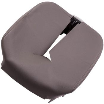 Compatible for Chevy Silverado Tahoe compatible for GMC Yukon Gray Console Lid Armrest Leather Cover