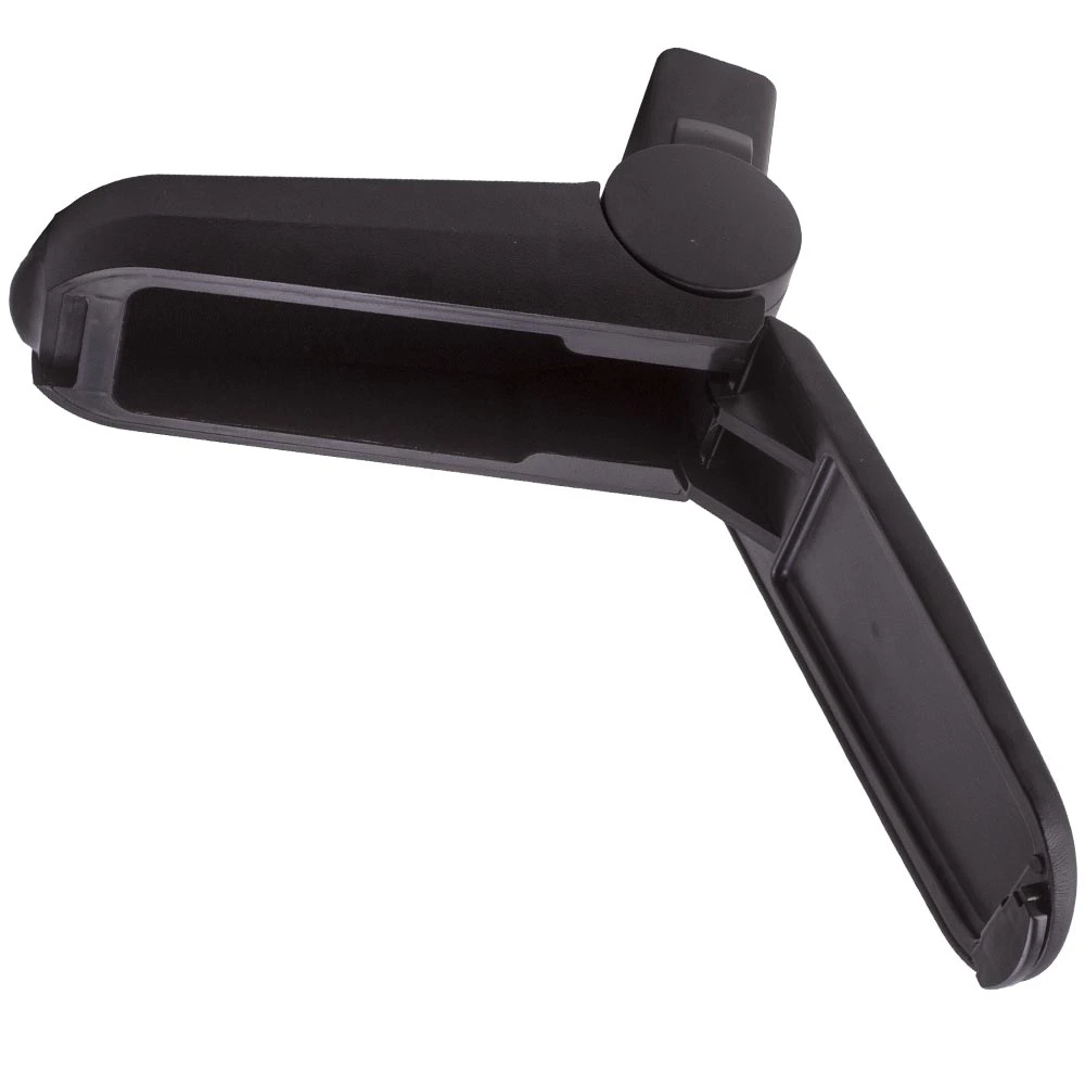 Bracciolo Centrale In Pelle Per VW Golf Jetta Beetle MK4 - Ricambio Nero Con Coperchio E Chiusura - Foto 4