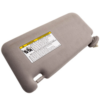 Right Passenger Side GRAY Sun Visor compatible for Toyota Venza 2009-2016 Sunshade