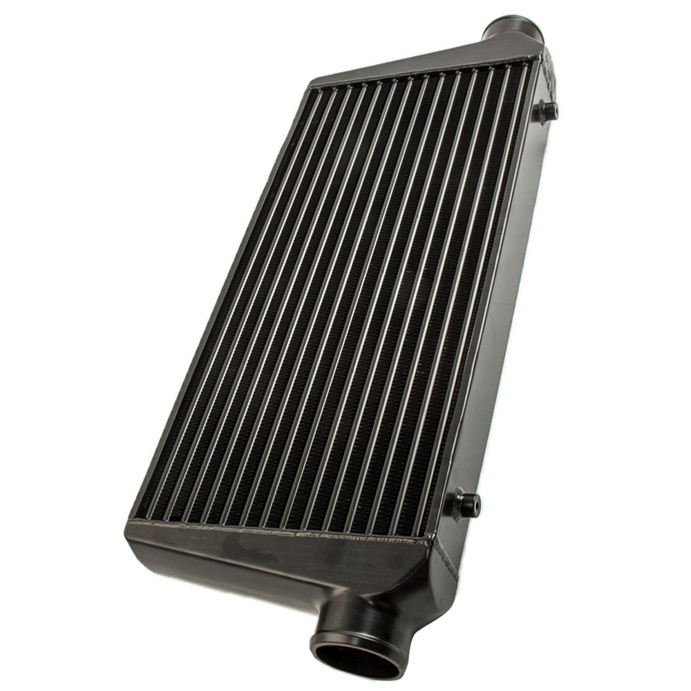 Ture and Fin 600x300x76 3 inch In/outlet BK For Universal Front Mount Intercooler 