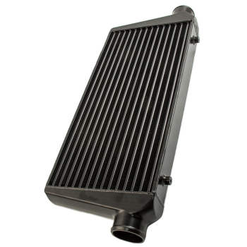 3inch 600x300x76mm Alloy Turbo Intercooler Black with 3inch Inlet Outlet