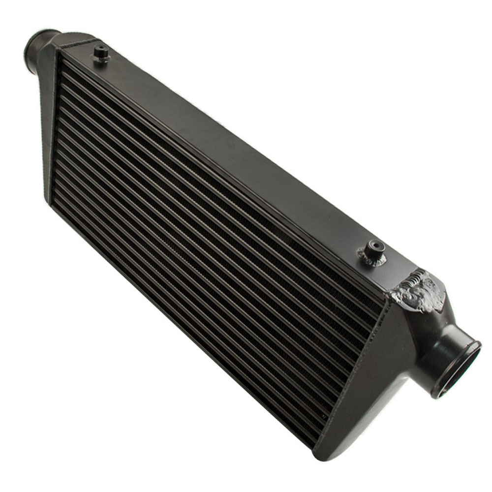 Ture and Fin 600x300x76 3 inch In/outlet BK For Universal Front Mount Intercooler 