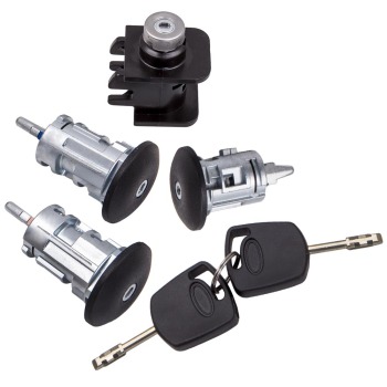 Compatibile per Ford Transit (2002-2013) Serrature Portiera + Chiavi (Compatibilità:Compatibile per Transit)