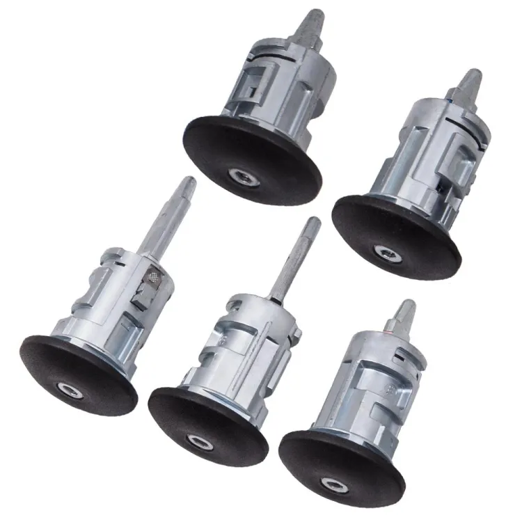 Kit Serrature Auto Completo 8 Pezzi Con 2 Chiavi Per Ford Transit Connect 2002-2007 | Porta, Cofano, Accensione E Tappo Benzina