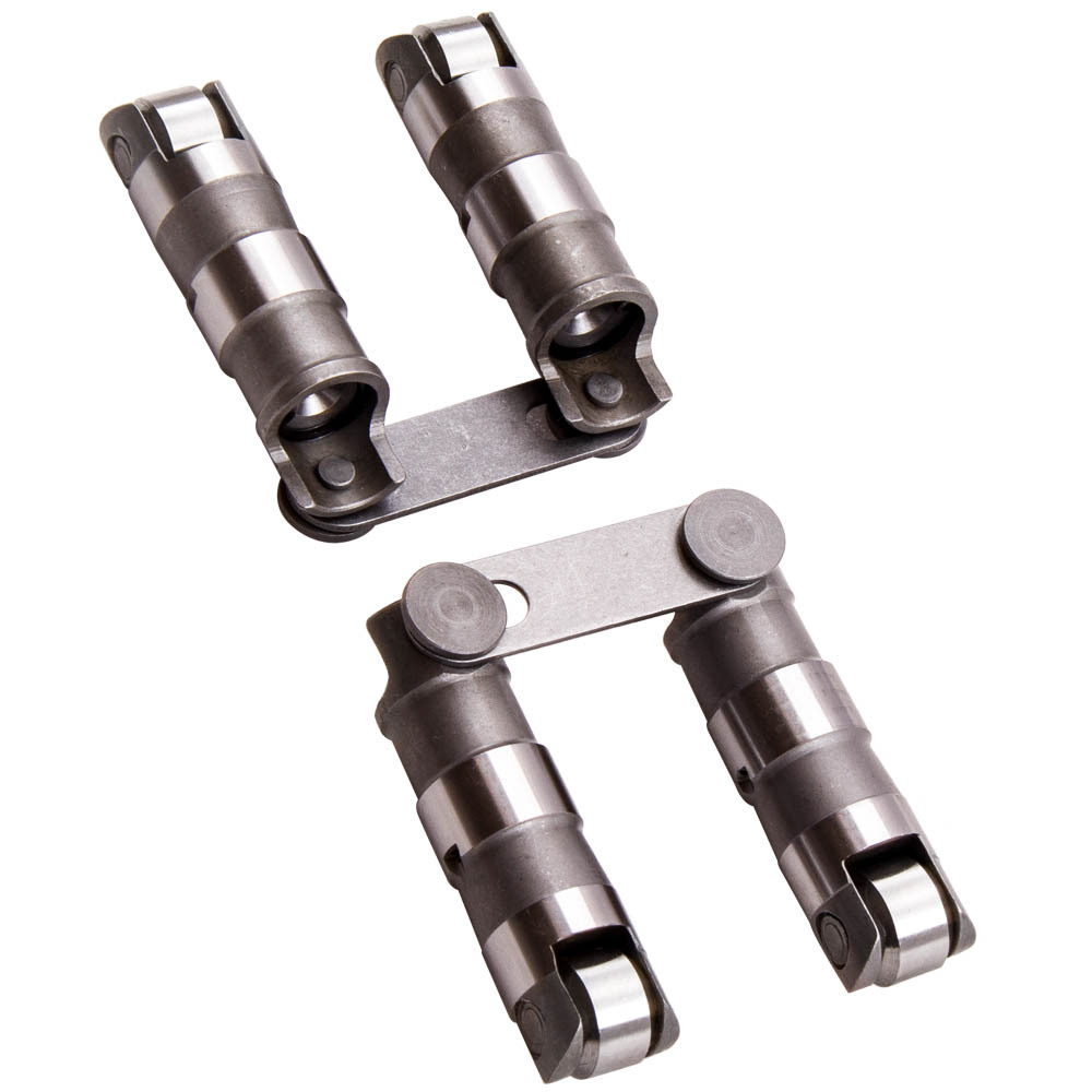 Roller Link Bar Lifters compatible para Chevy SBC 350 265-400 Small Block Hydraulic New