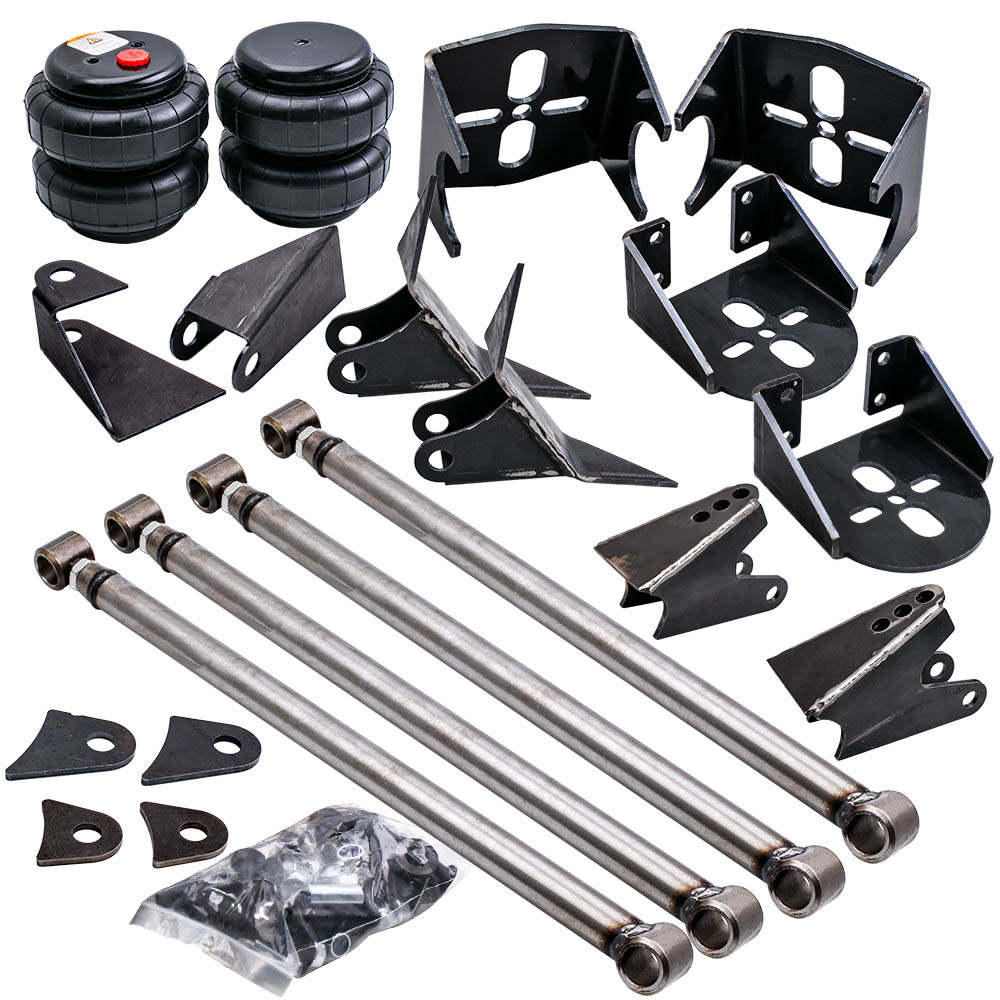 Universal Rear Triangulated 4 Link Kit Brackets 2500 Bags Air Ride Suspension