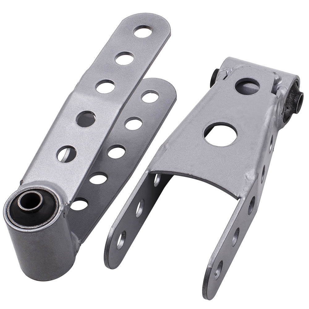 Rear 2 inch-3 inch inch Lowering Drop Shackles Kit compatible for Chevy Silverado 1500 LS Crew Cab