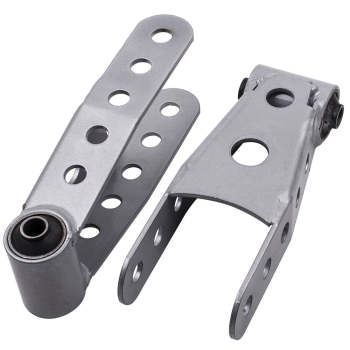 Rear 2 inch-3 inch inch Lowering Drop Shackles Kit compatible for Chevy Silverado 1500 LS Crew Cab