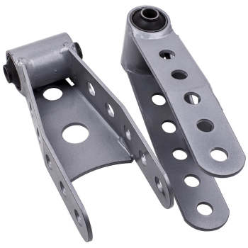 Rear 2 inch-3 inch inch Lowering Drop Shackles Kit compatible for Chevy Silverado 1500 LS Crew Cab