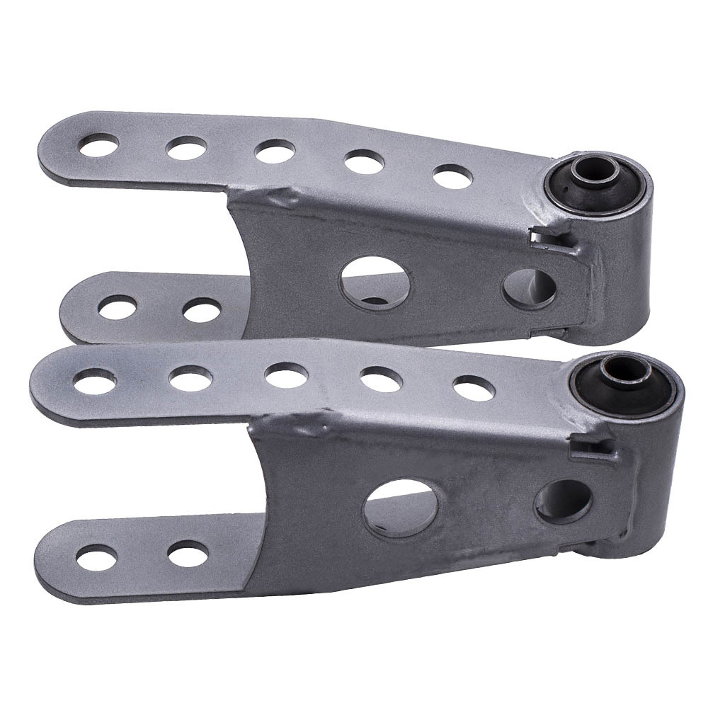 Rear 2 inch-3 inch inch Lowering Drop Shackles Kit compatible for Chevy Silverado 1500 LS Crew Cab