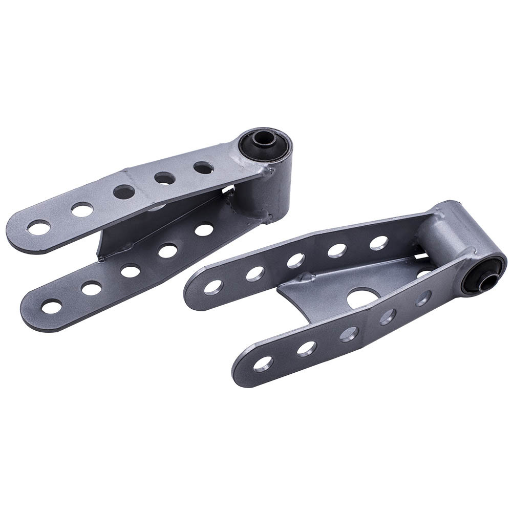 Rear 2 inch-3 inch inch Lowering Drop Shackles Kit compatible for Chevy Silverado 1500 LS Crew Cab