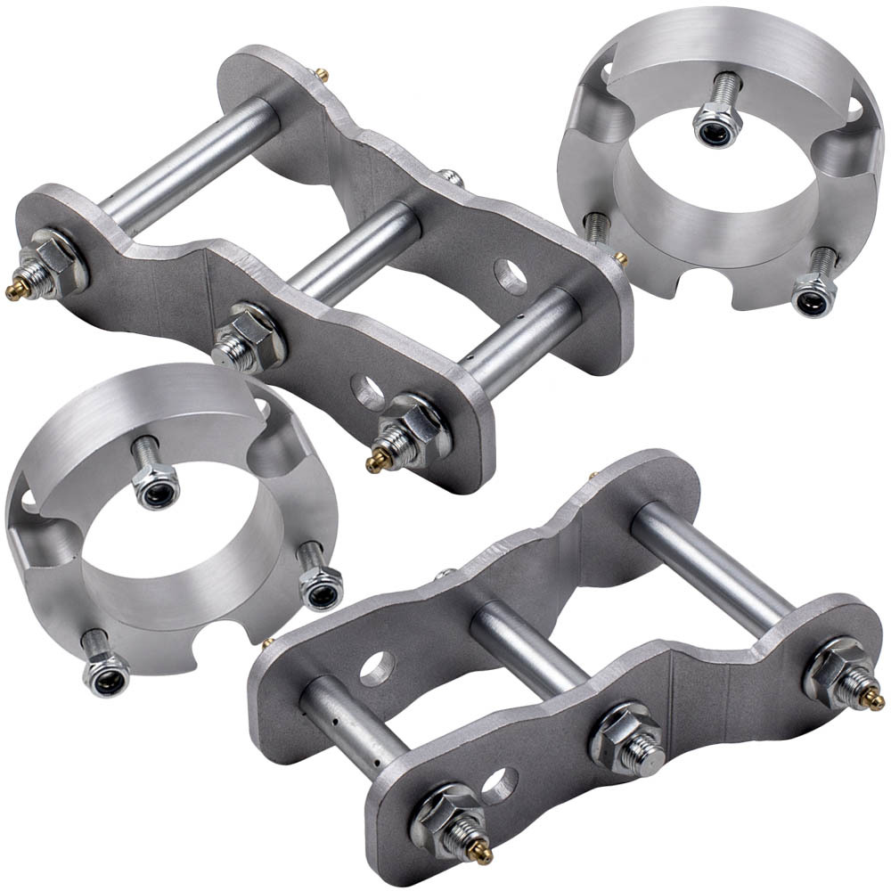 Compatible for Toyota Hilux Vigo 4WD 05-143 inch Front Spacer and 2 inch Rear Shackles Lift Kit